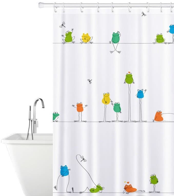 Perdele de baie Tatkraft Funny Frogs 18099