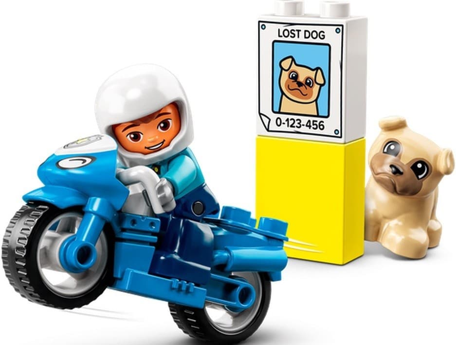 Constructor LEGO Duplo: Police Motorcycle 10967