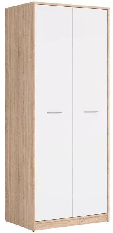 Dulap Yasen Nepo SZF2D (combi) Stejar Sonoma/Niphea Alba