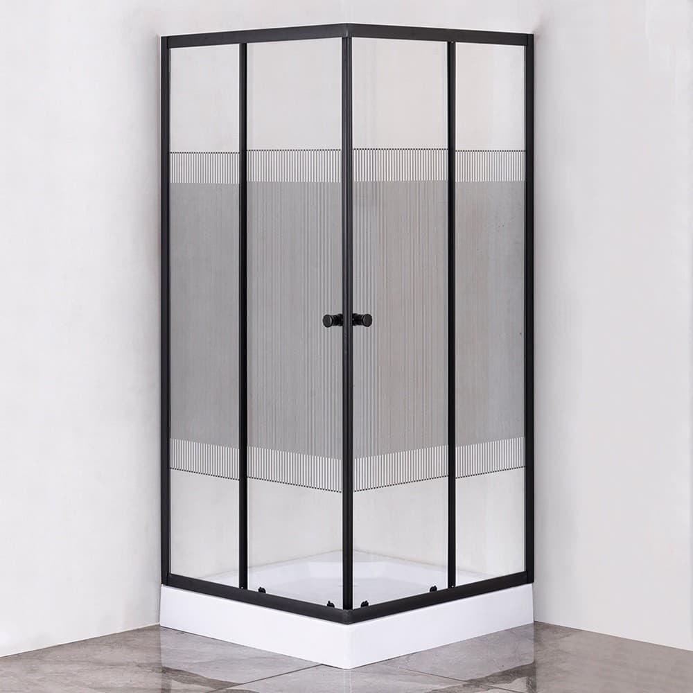 Душевая  кабина Linia H2O MALTA 900X900X1950/130 Black