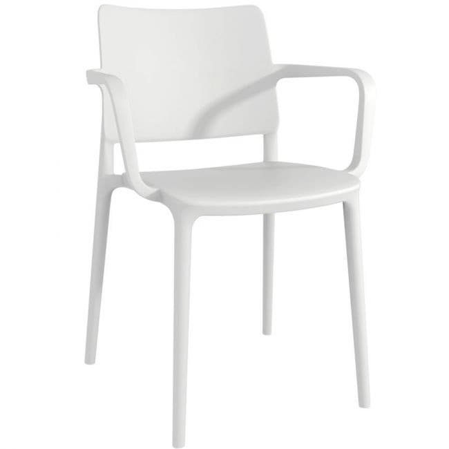 Scaun din plastic Papatya Joy-K White