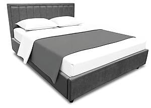Кровать Alcantara Pulsar 160x200 Textile Grey