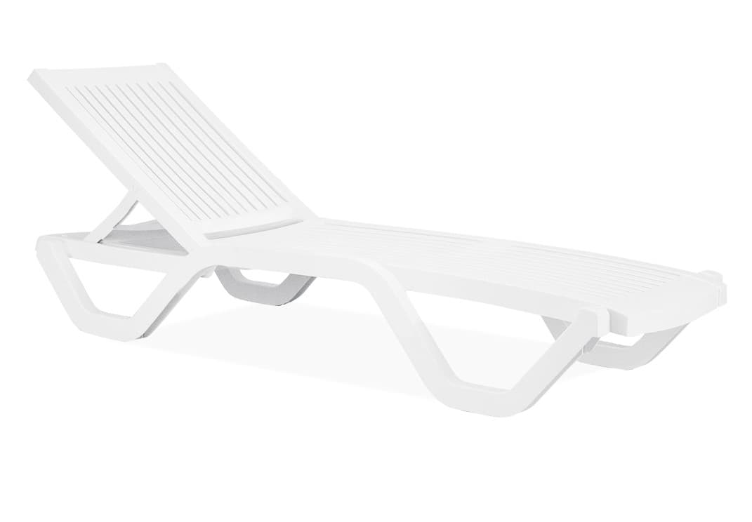 Шезлонг Papatya Mira White