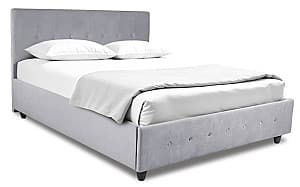 Кровать Alcantara Amazon 140x200 Textile Grey
