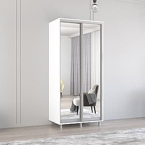 Dulap-Cupe Mobildor Lux Aron P 1000 8681 Alb briliant