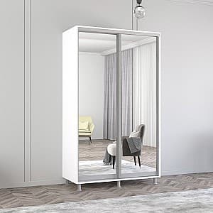 Шкаф-купе Mobildor Lux Aron P 1300 8681 Alb briliant