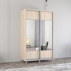 Шкаф-купе Mobildor Lux Aron K1 1400 (3025 Sonoma )