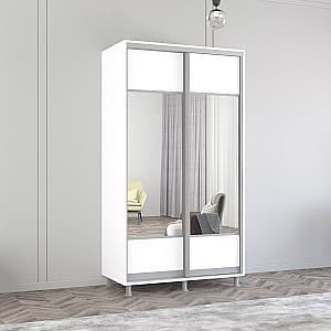 Шкаф-купе Mobildor Lux Aron K1 1200 8681 Alb briliant