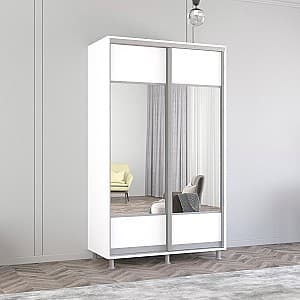 Шкаф-купе Mobildor Lux Aron K1 1400 8681 Alb briliant