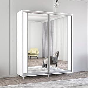Шкаф-купе Mobildor Lux Aron K2 2300 8681 Alb briliant