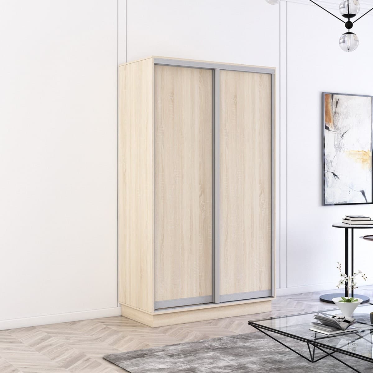 Шкаф-купе Mobildor Lux Fox L 1200 x2 PAL (Sonoma 3025)