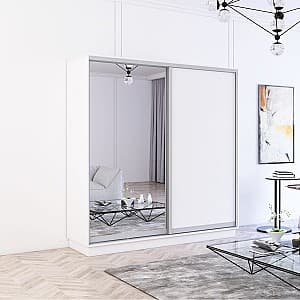 Шкаф-купе Mobildor Lux Fox 1 L 1900 (Alb Briliant 8681)