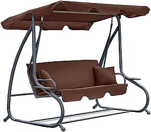 Садовые качели для дачи Worker CORFU (коричневый)