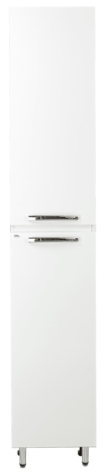 Dulap penal S-M Agat White 35 cm cu coș