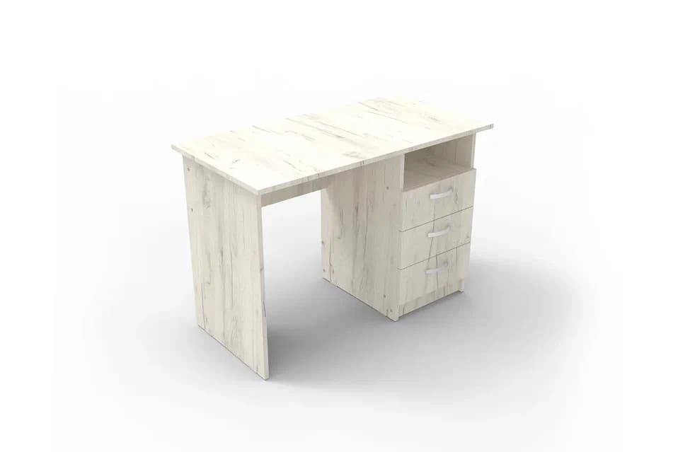 Офисный стол ML Mobila ML-2 дуб крафт белый