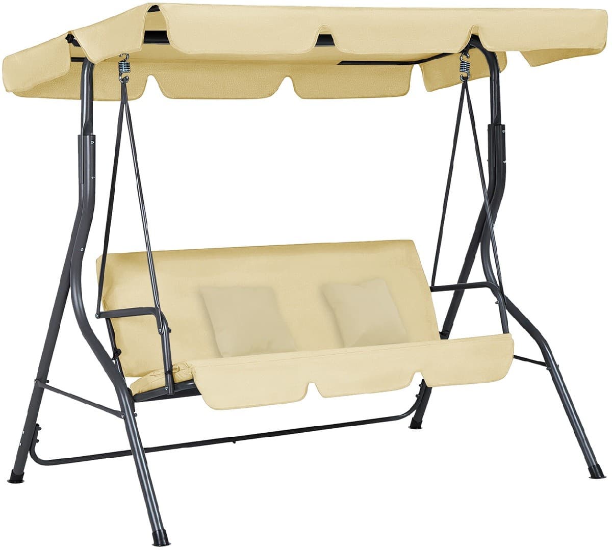 Садовые качели для дачи TECHNOWORKER RODOS Beige