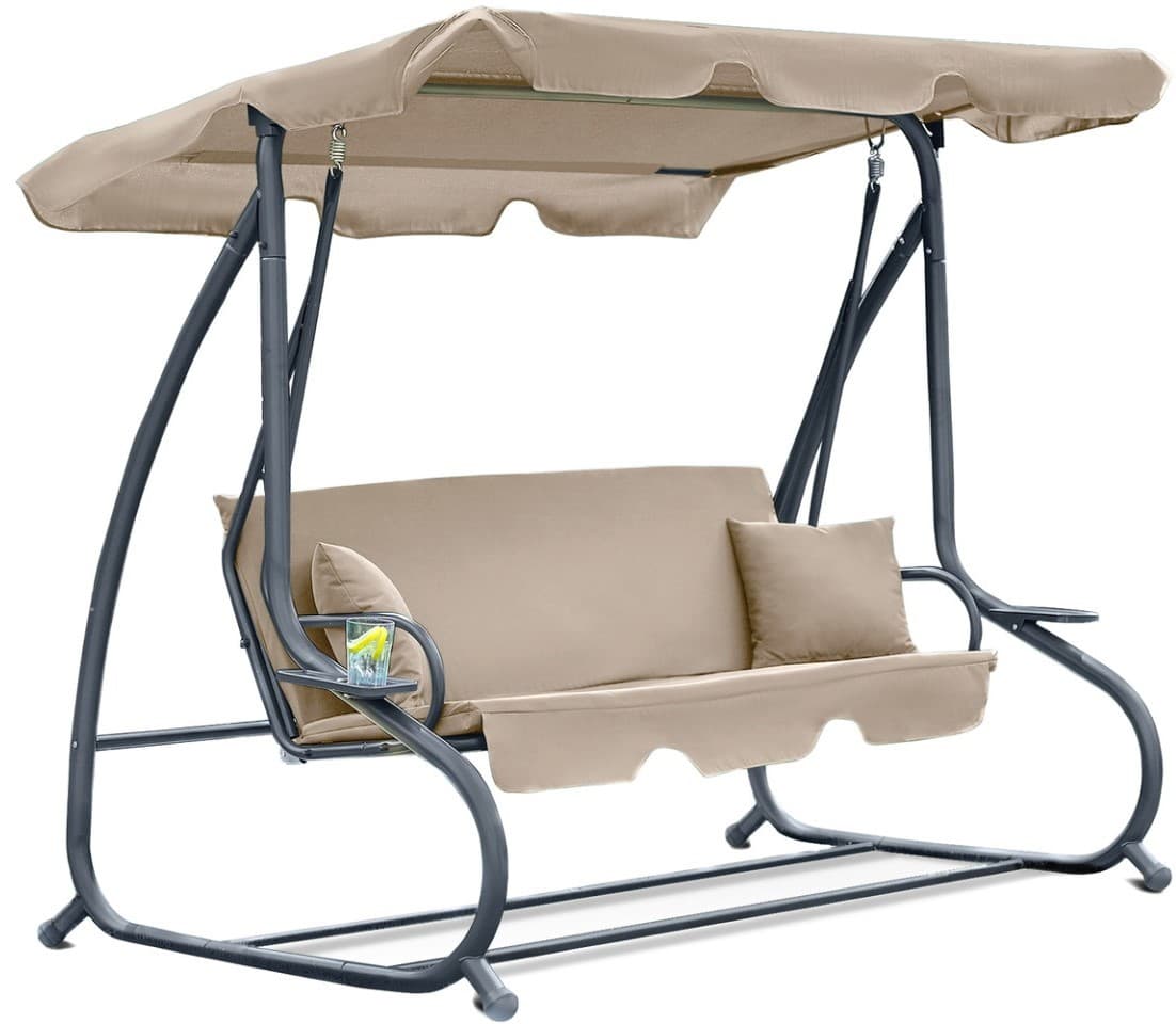 Садовые качели для дачи FUNFIT Relax Plus 1602 Beige