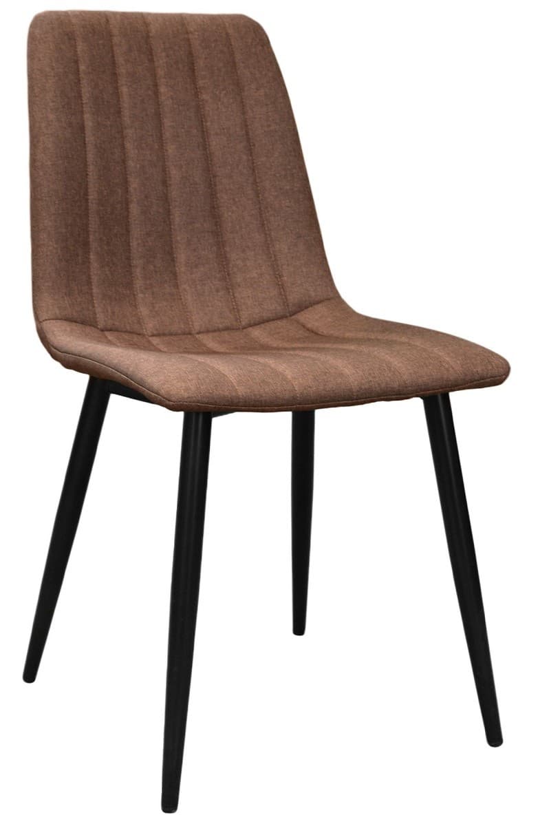 Стул DP Dc-90 Denim Коричневый/Черные ножки