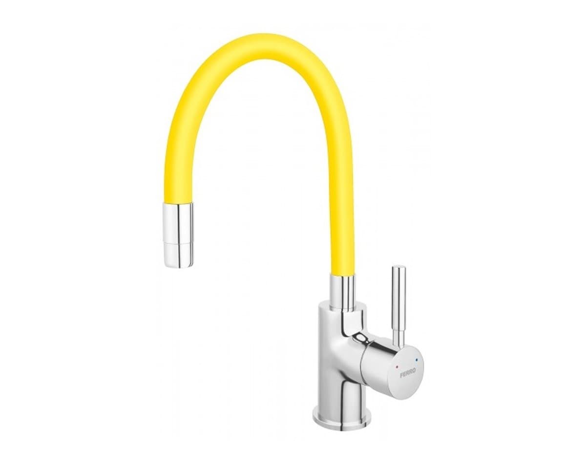 Смеситель для кухни Ferro Zumba  BZA4C Yellow