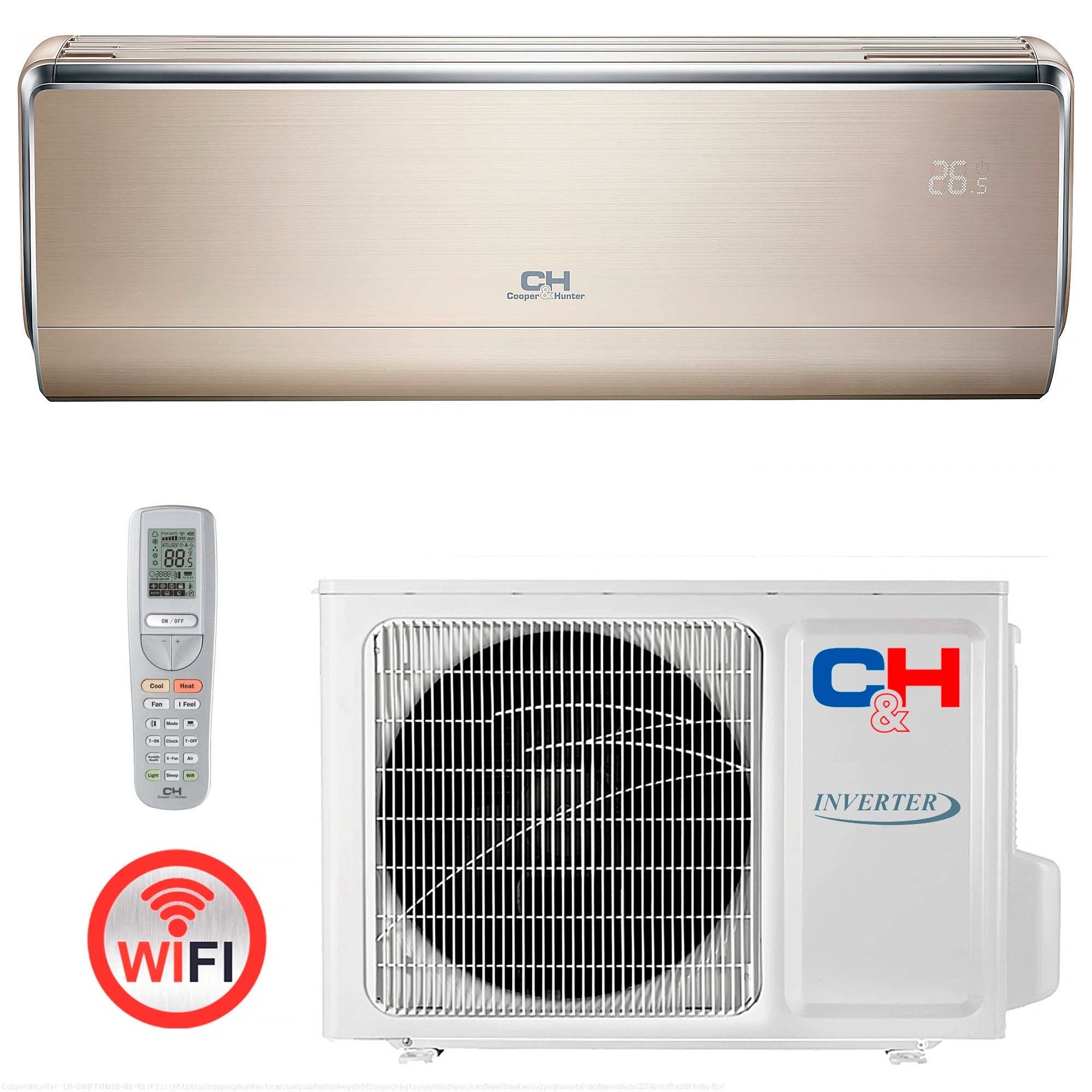 Aparat de aer conditionat Cooper&Hunter CH-S18FTXHV-B-NG R32 Wi-Fi