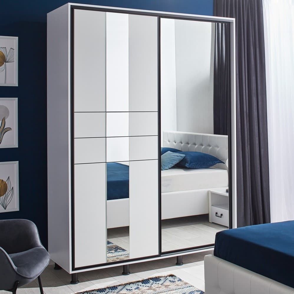 Шкаф-купе Ambianta Rio 1.6 m White