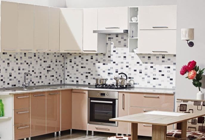 Кухня Ambianta Perla Creme/Cappuccino (2.1x2.5 m)