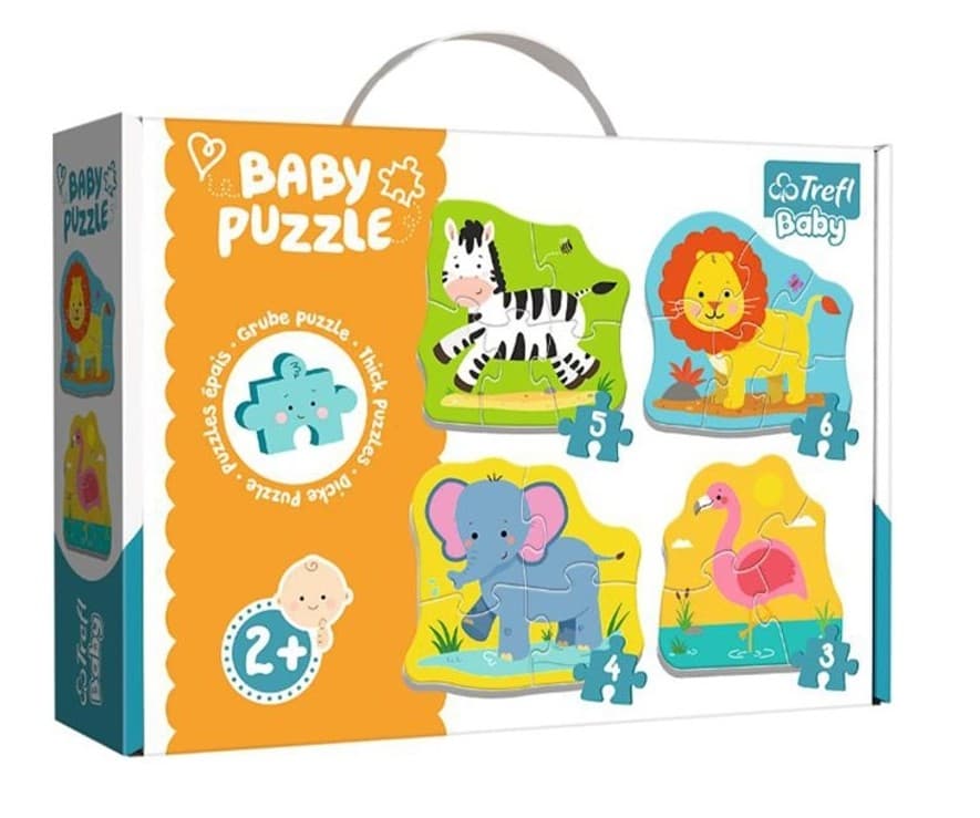 Puzzle Trefl 4in1 Animals on the Safari (36073)