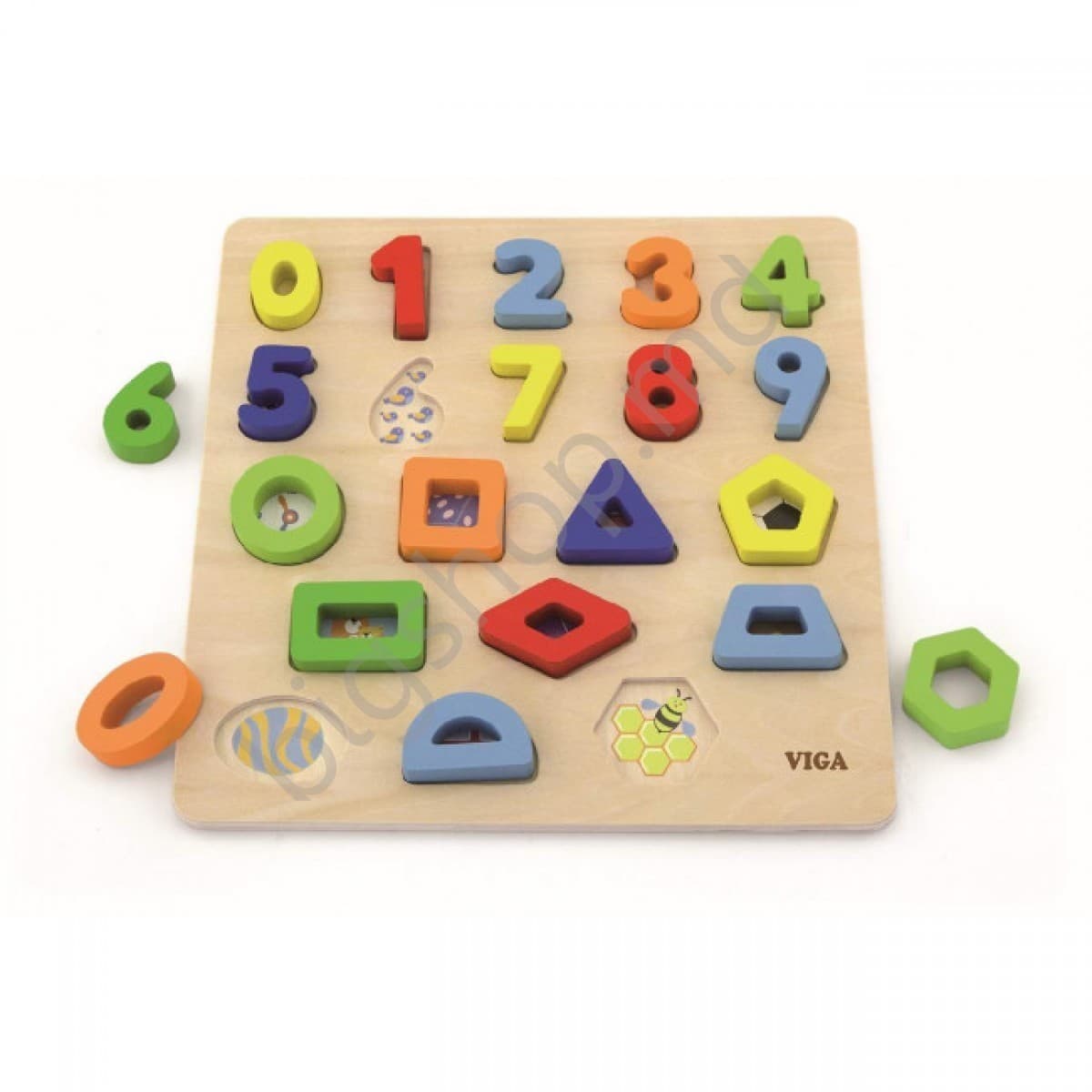 Jucărie interactivă VIGA Numbers and Shapes