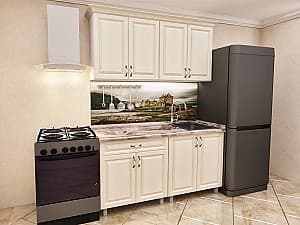 Кухня PS Mini MDF 1.2 m aлебастр