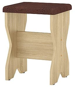 Taburet KompaniT T-1 Stejar sonoma/Bronza