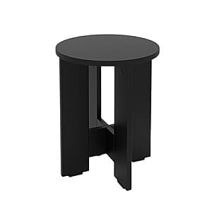 Taburet Fabrik Home Oval Frasin Negru