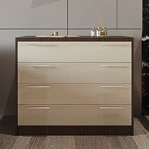 Комод PS К-100 (4ящ.) венге, шамони открыт