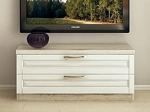 Comoda PS KX-120 2 ser. (frezare) corton/alb