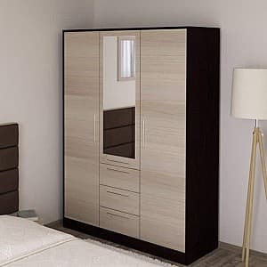 Dulap PS Ш-120(3) oglinda  Wenge