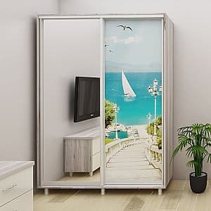 Шкаф-купе PS DX-160 (1) Mare stejar Cortona