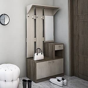 Прихожая PS П-1 трюфель/шамони светлый