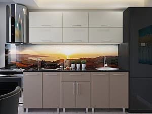 Bucatarie PS Modern (High Gloss) 2m Bianco Matt/Cappuccino