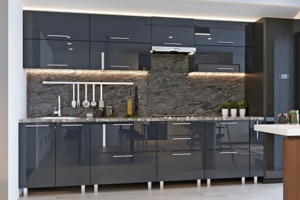 Bucatarie PS Kvadro 3 m MDF Lucios