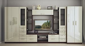 Living PS Liudmila Х ТВ-1,2 m 4,2 m mokka/bianco-bej