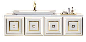 Dulap suspendat Orka Style 160 White Gold