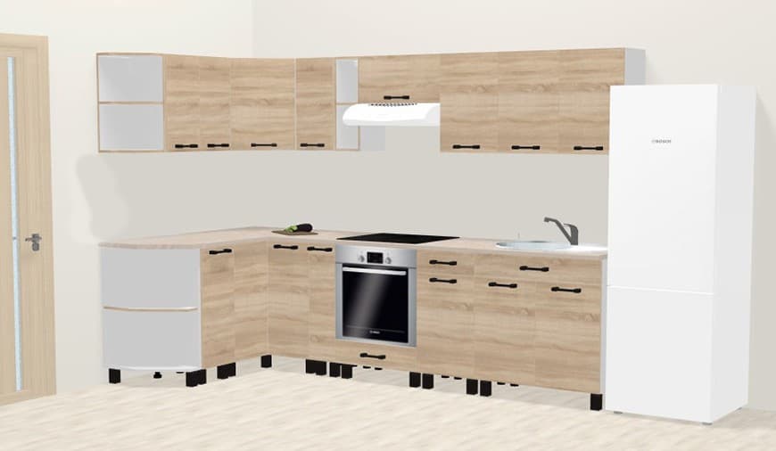 Bucatarie Ambianta Iris 1.5x2.9 m (bardolino)