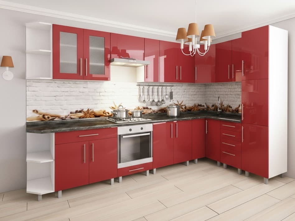 Bucatarie PS Ana 3.4x1.7m Red