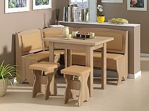 Coltar de bucatarie Pehotin Imparatul Stejar Sonoma/Coffee