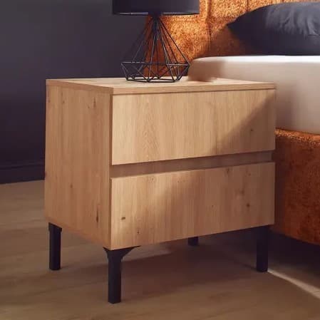 Прикроватная тумбочка Ambianta Rio сонома тёмный 