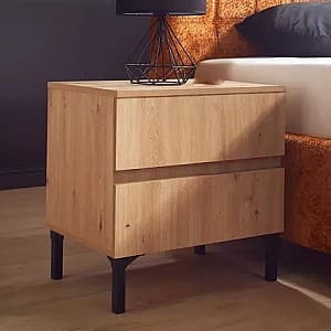 Прикроватная тумбочка Ambianta Rio сонома тёмный 