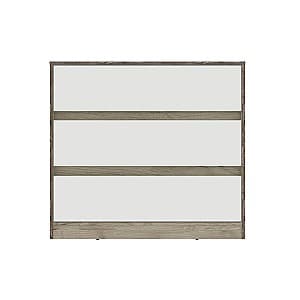 Comoda Yasen Venera 3S stejar craft gri/alb