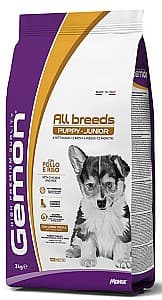 Hrană uscată pentru câini Gemon MEDIUM PUPPY&JUNIOR Chicken/Rice 3kg