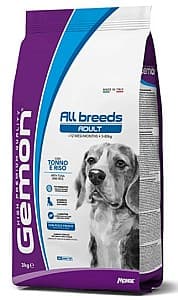 Hrană uscată pentru câini Gemon MEDIUM ADULT TUNA/RICE 3kg