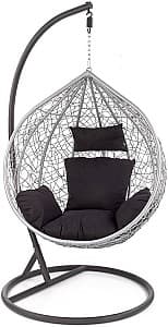 Садовые качели для дачи Halmar Eggy Gray/Black
