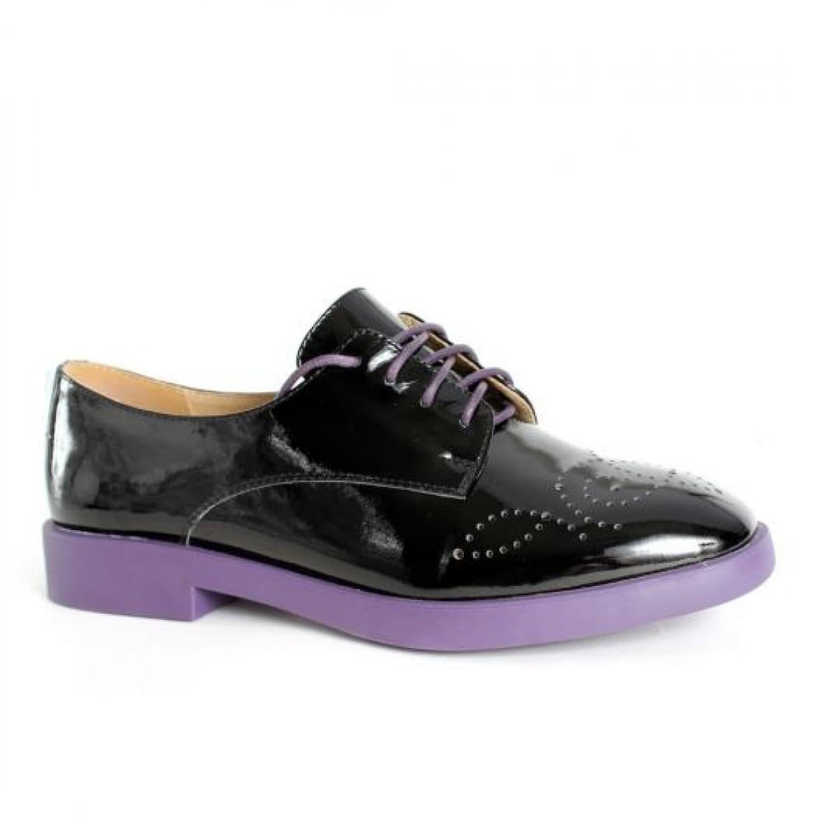 Туфли NL 9222-721-1 Black-Purple